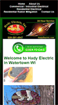 Mobile Screenshot of hadyelectric.com